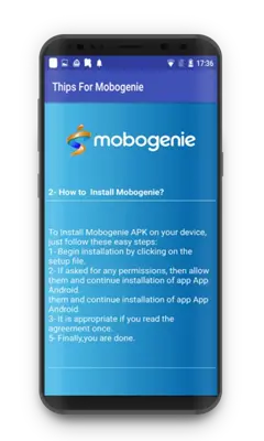 Mobogenie apps market Free Tips android App screenshot 2